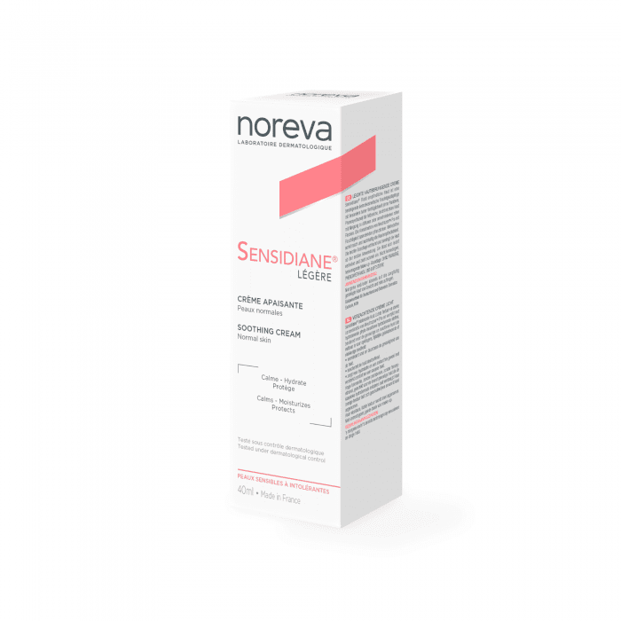 NOREVA drėkinamasis lengvos konsistencijos kremas jautriai odai SENSIDIANE 40 ml