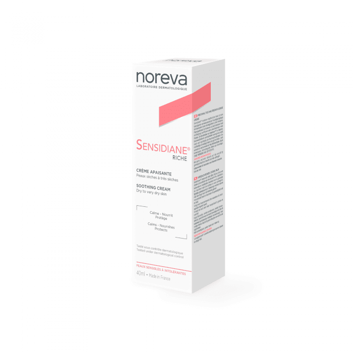NOREVA maitinamasis riebesnės konsistencijos kremas jautriai odai SENSIDIANE 40 ml