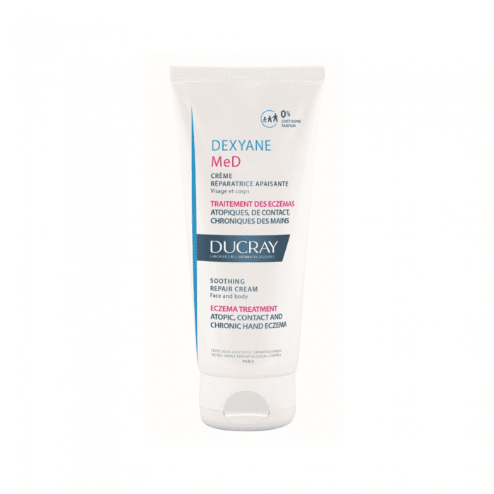 DUCRAY veido ir kūno odos kremas nuo atopinio, kontaktinio ir rankų lėtinio dermatito DEXYANE, nuo 3 mėn., 100 ml