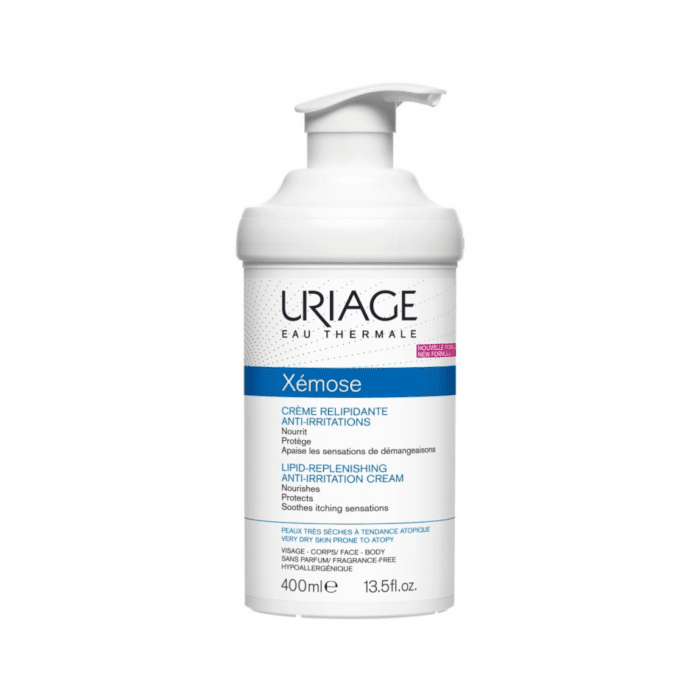 Uriage universalus minkštinamasis kremas su dozatoriumi XEMOSE 400 ml