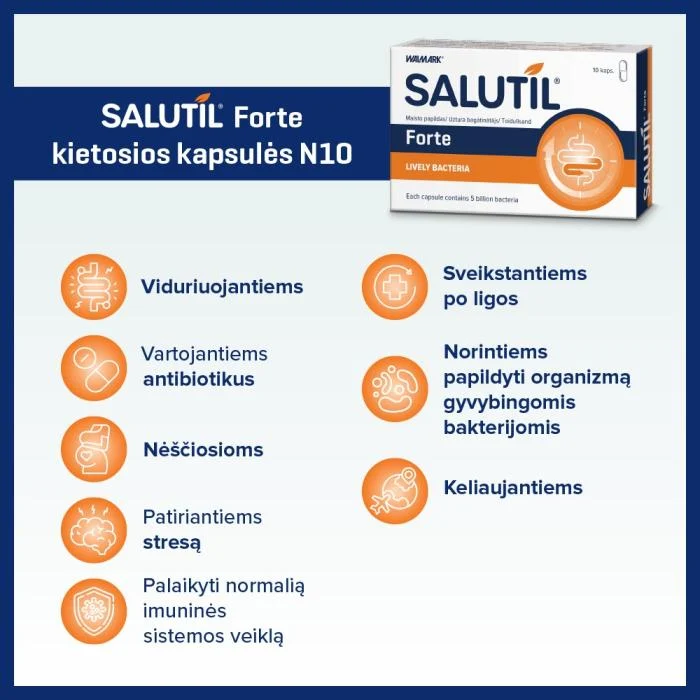 SALUTIL Forte kapsulės N10