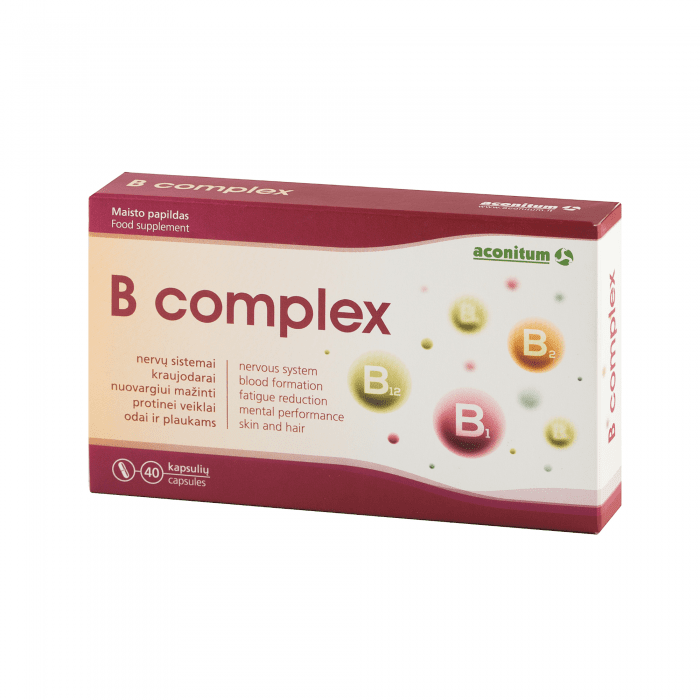 B COMPLEX kapsulės N40