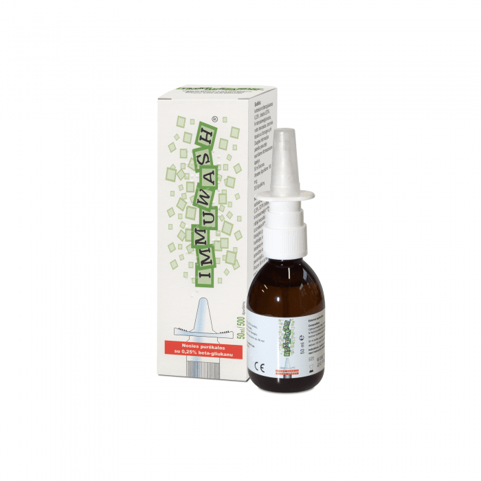 IMMUWASH nosies purškalas su gliukanu 50 ml 