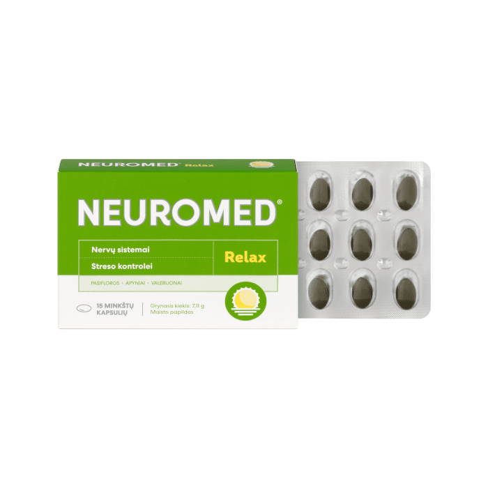 Neuromed Relax minkštos kapsulės N15