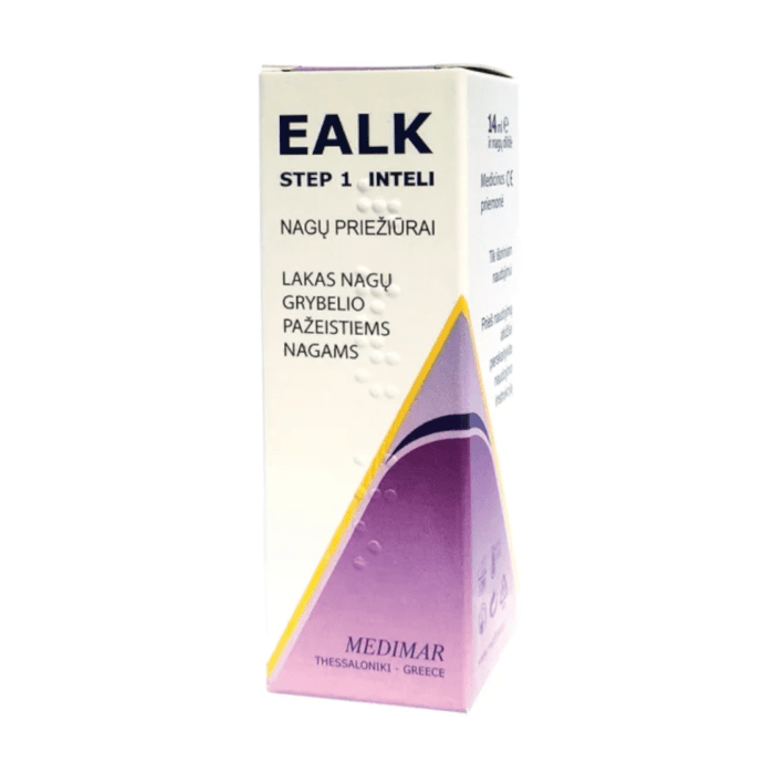 EALK STEP 1 INTELI priemonė nagų grybelio pažeistiems nagams 14 ml