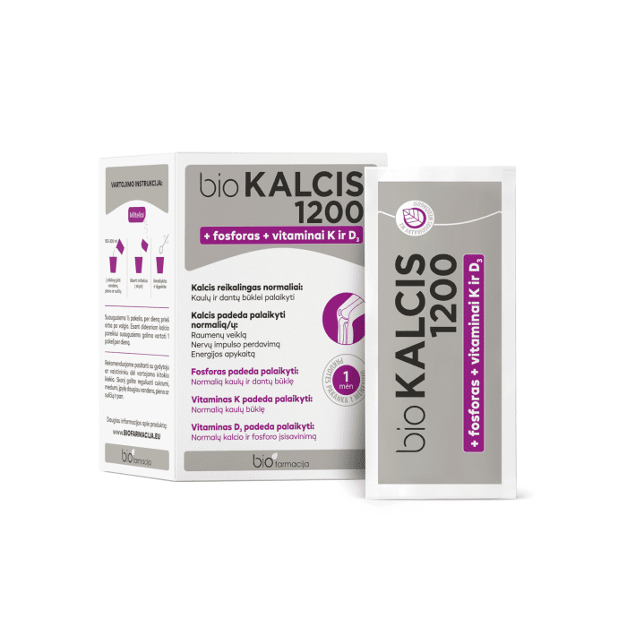 bioKALCIS+fosforas+D3+K milteliai N15