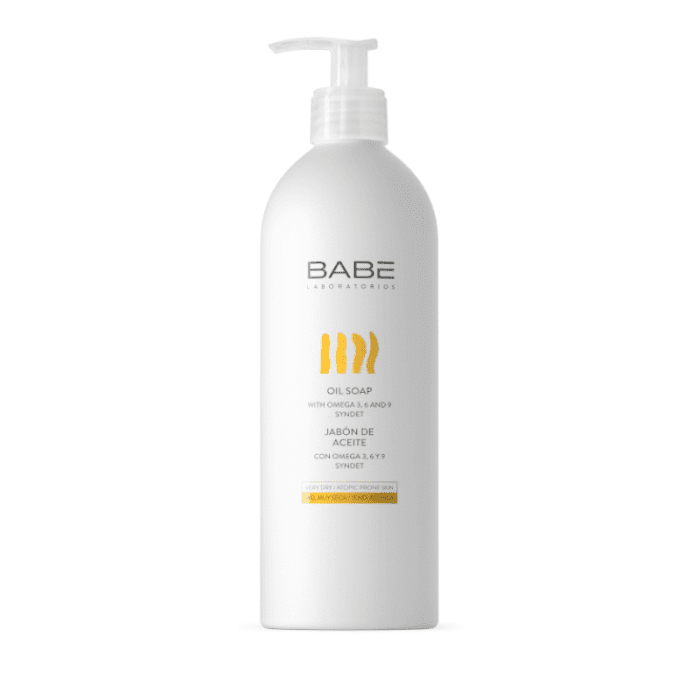 BABĒ aliejinis kūno prausiklis BODY,  su Omega 3, 6 ir 9 riebiosiomis rūgštimis, 500 ml