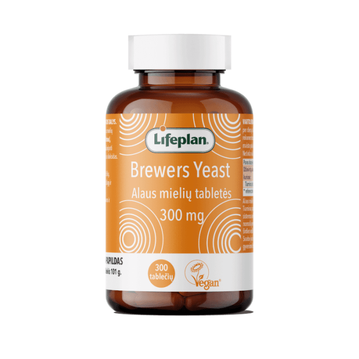 LIFEPLAN Brewer’s Yeast, 300 mg, N300