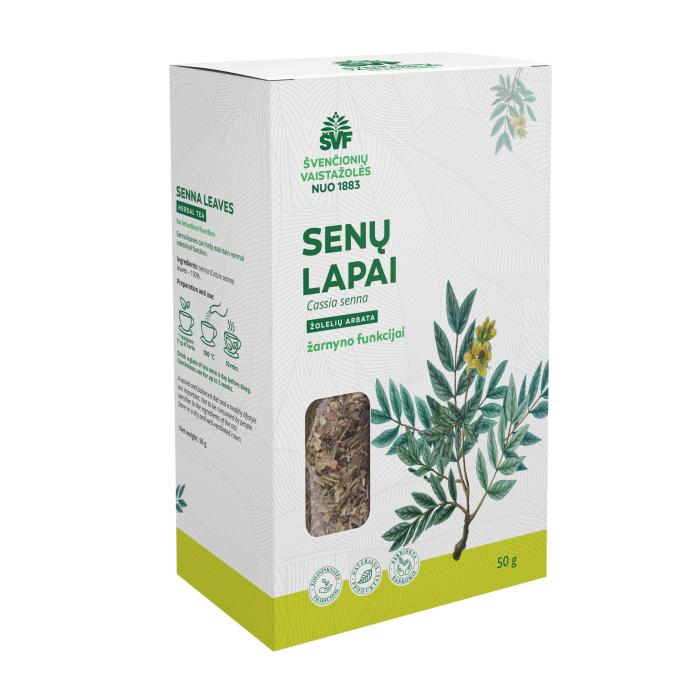 ŠVENČIONIŲ VAISTAŽOLĖS SENŲ LAPAI, žolelių arbata, 50 g