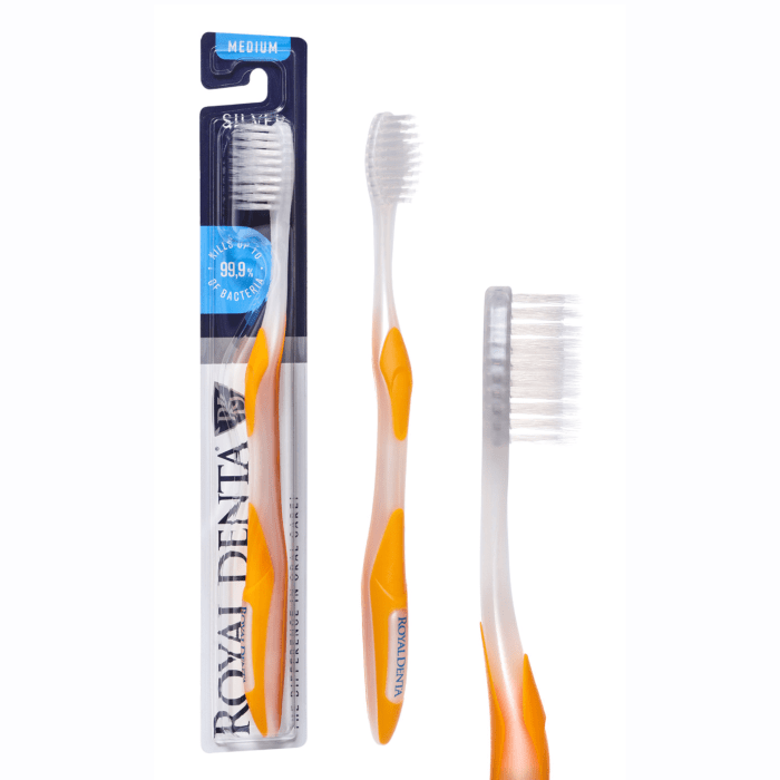 Royal Denta dantų šepetukas SILVER MEDIUM N1