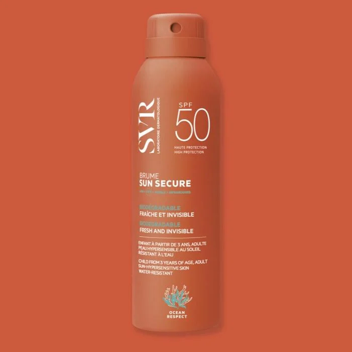 SVR SUN SECURE BRUME SPF50 purškiamas balzamas nuo saulės veidui ir kūnui, 200 ml