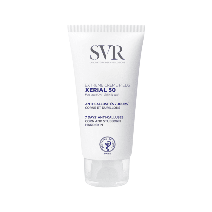 SVR XERIAL 50 EXTREME CREME PIEDS intensyvus pėdų kremas su 50% šlapalo, 50 ml