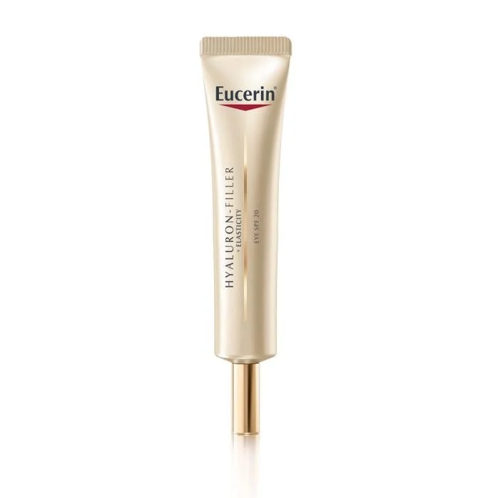 EUCERIN Hyaluron-Filler + Elasticity akių srities kremas SPF 20 brandžiai odai, 15 ml