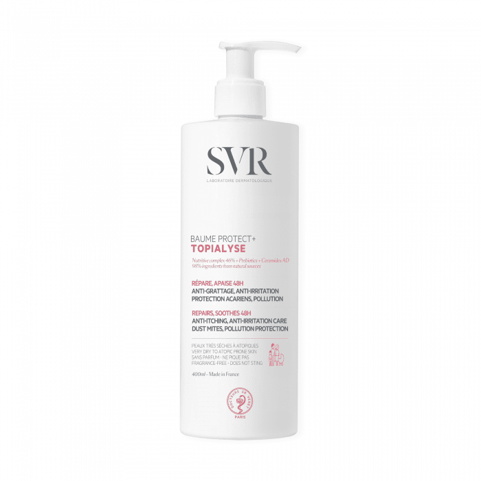 SVR TOPIALYSE BAUME PROTECT+ apsauginis balzamas sausai ir atopinei odai, 400 ml