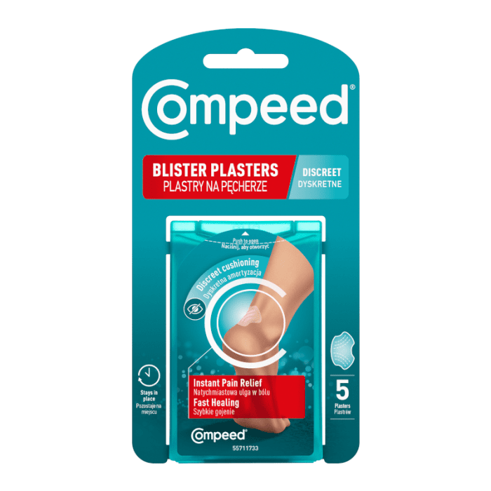 COMPEED® Discreet nepastebimi pūslių pleistrai, N5