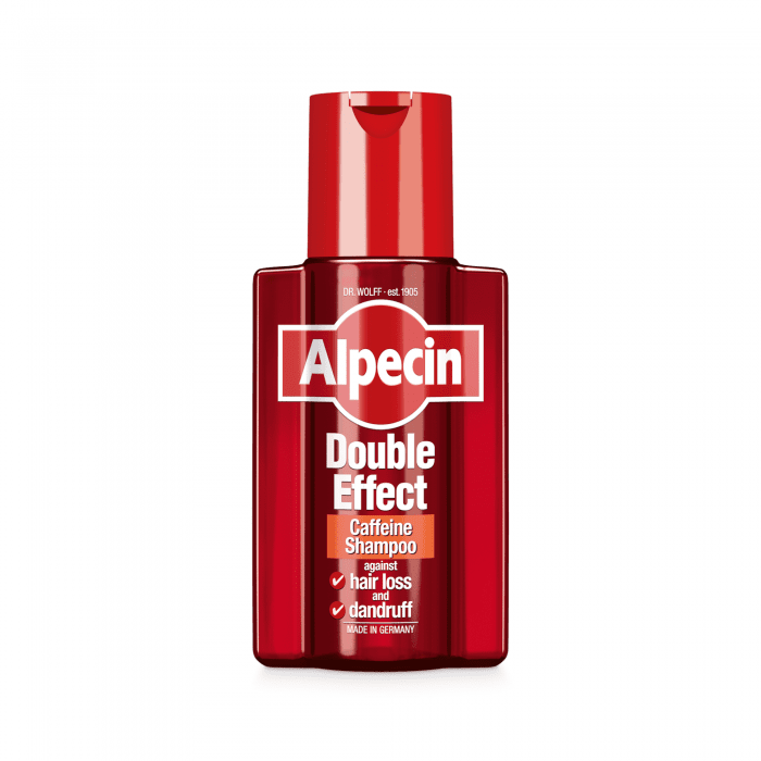 ALPECIN dvejopo poveikio šampūnas su kofeinu nuo pleiskanų ir plaukų slinkimo ALPECIN DOUBLE 200 ml