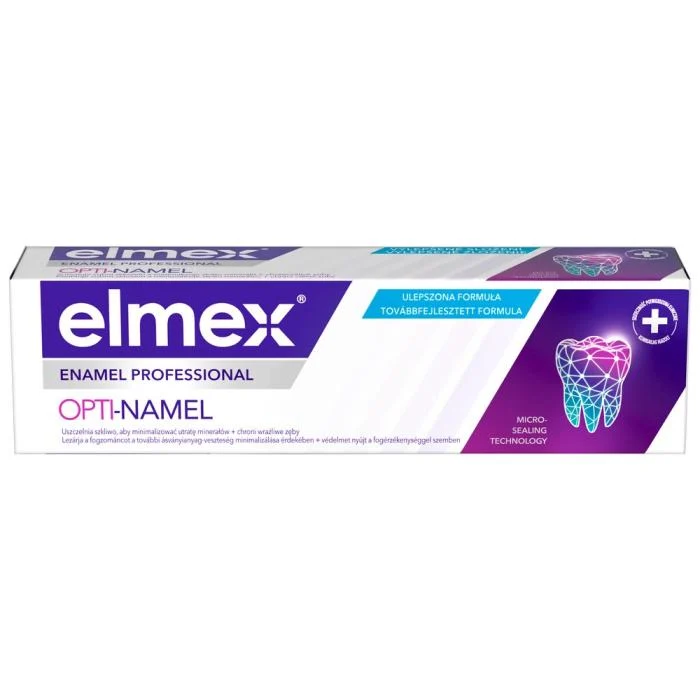 ELMEX dantų pasta emalio apsaugai OPTI-NAMEL ENAMEL PROFESSIONAL, nuo 7 metų, 75 ml