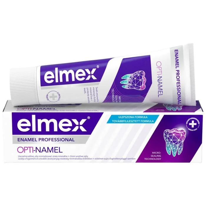 ELMEX dantų pasta emalio apsaugai OPTI-NAMEL ENAMEL PROFESSIONAL, nuo 7 metų, 75 ml