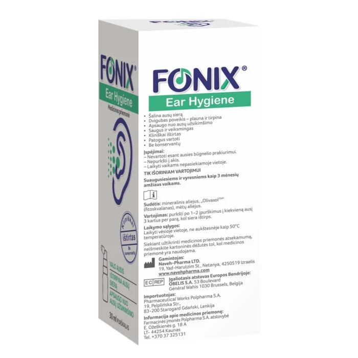 FONIX purškalas EAR HYGIENE 30 ml