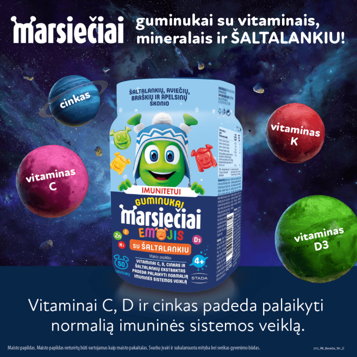 Marsiečiai guminukai su šaltalankiu N50