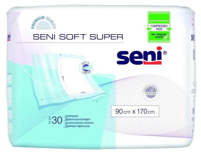 SENI Soft Super paklotai 90 cm x 170cm su apgaub.kr. N30
