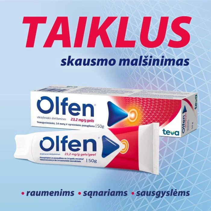 Olfen 23,2 mg/g gelis, 50 g