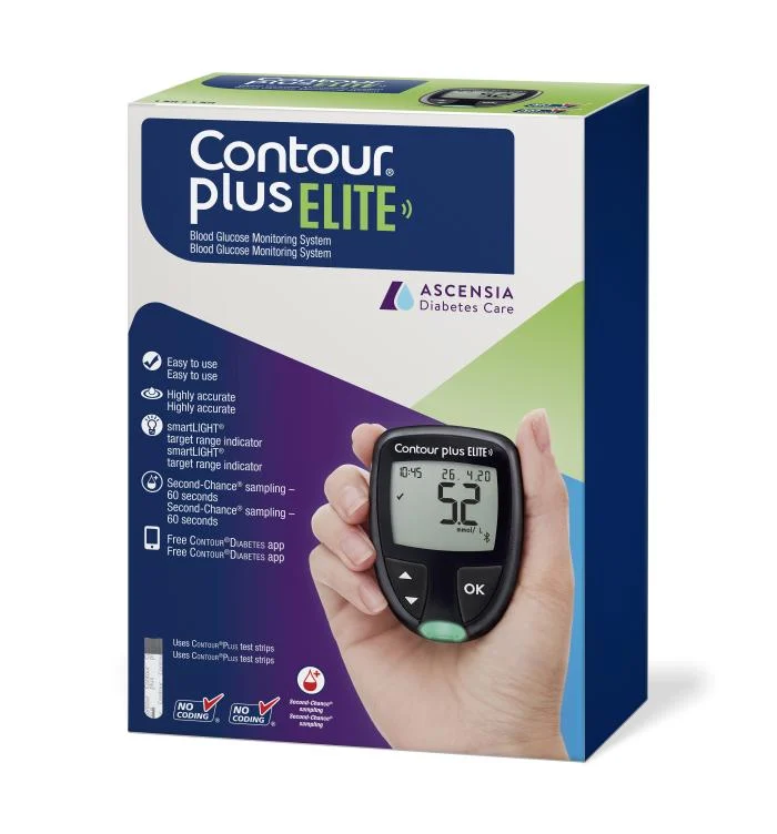 CONTOUR PLUS ELITE gliukozės kiekio kraujyje stebėjimo sistema, N1