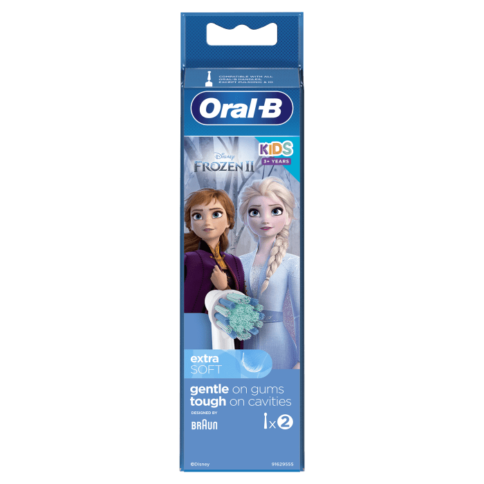 ORAL B FROZEN dantų šepetėlio galvutės Kids Stages, N2