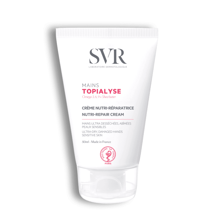 SVR TOPIALYSE MAINS rankų kremas išsausėjusiai, pažeistai odai, 50 ml