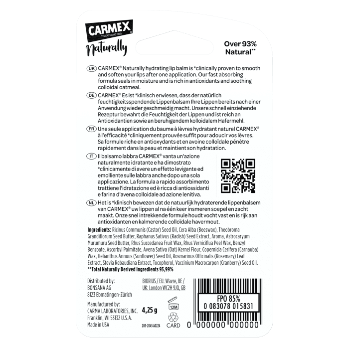 CARMEX pieštukinis lūpų balzamas WATERMELLON 4,25 g
