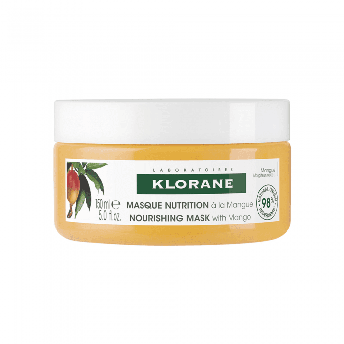 KLORANE maitinanti kaukė plaukams MANGO 150 ml