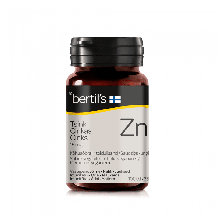 Bertil’s Cinkas 15 mg tabletės N100