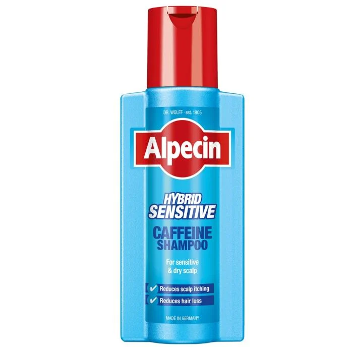 ALPECIN šampūnas su kofeinu sausai galvos odai HYBRID 250 ml
