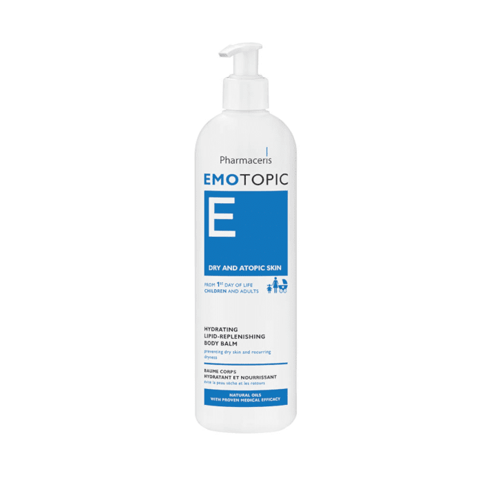 PHARMACERIS Emotopic, drėkinamasis kūno balzamas, 400ml