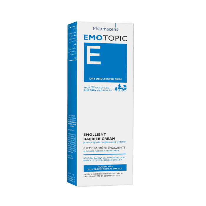 PHARMACERIS Emotopic, kremas - emolientas veidui ir kūnui, 75ml