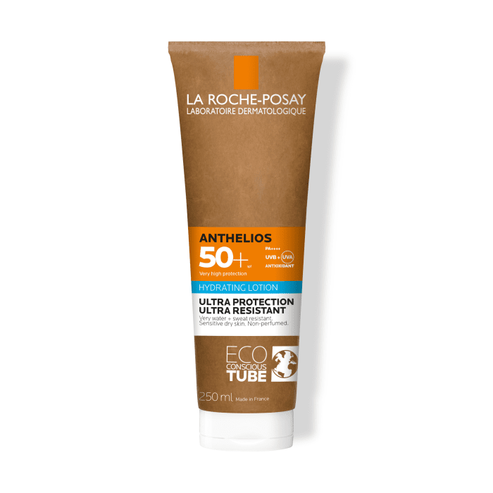 LA ROCHE-POSAY apsauginis veido ir kūno pienelis ANTHELIOS HYDRATING SPF50+, 250 ml