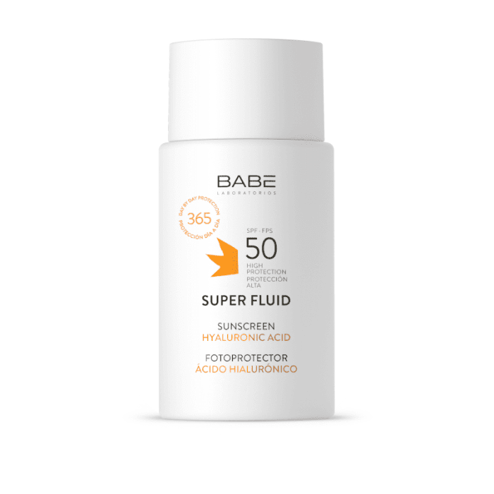 BABE, SUPER FLUID SPF50, apsauginė emulsija veidui, 50 ml