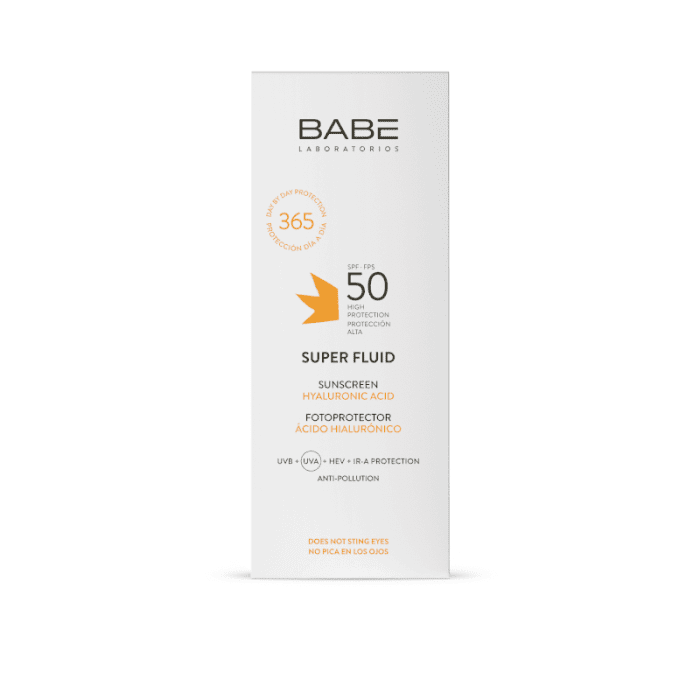 BABE, SUPER FLUID SPF50, apsauginė emulsija veidui, 50 ml