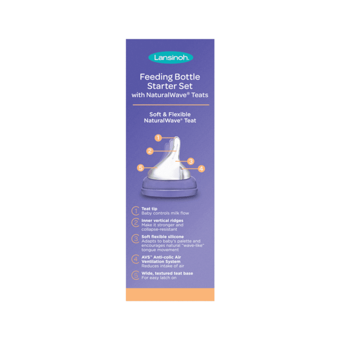 Lansinoh maitinimo buteliukų pradinis komplektas 160 ml + 240 ml
