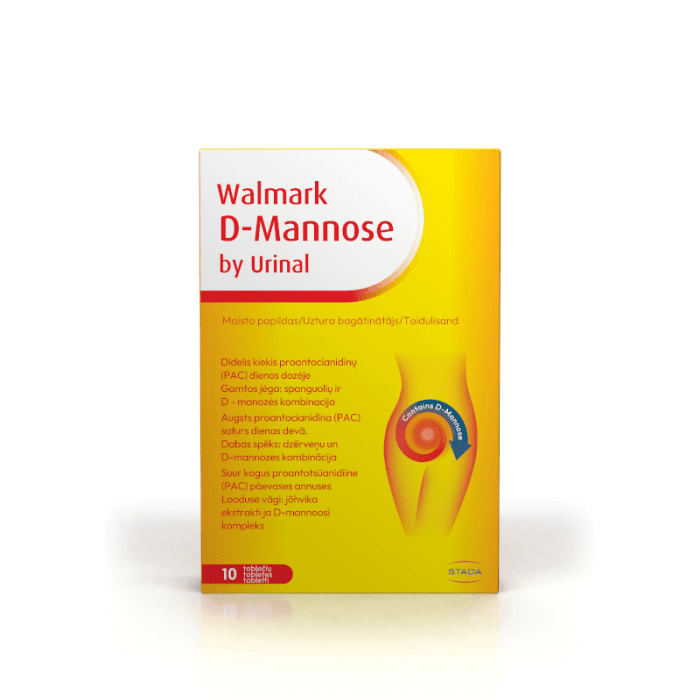 Urinal Akut tabletės D-Mannose N10