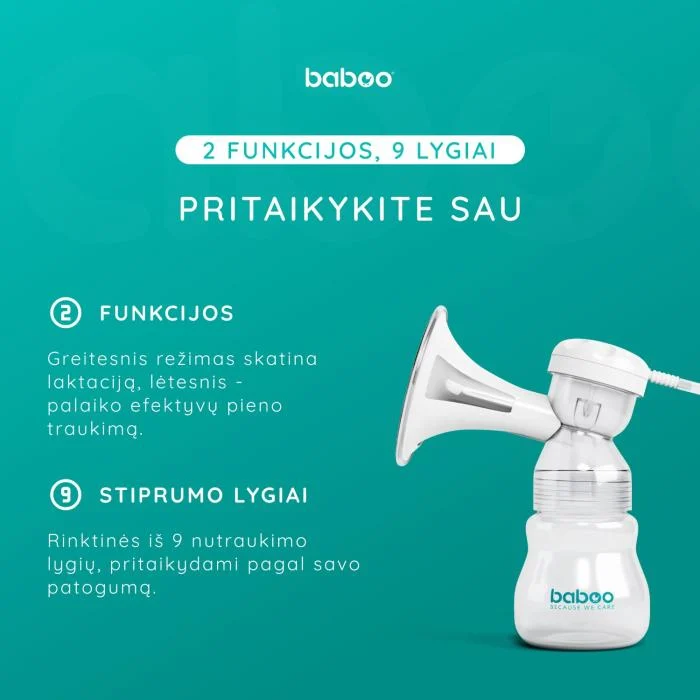Baboo elektrinis pientraukis su 3D pieno nutraukimo technologija