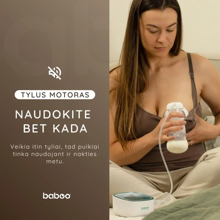 Baboo elektrinis pientraukis su 3D pieno nutraukimo technologija