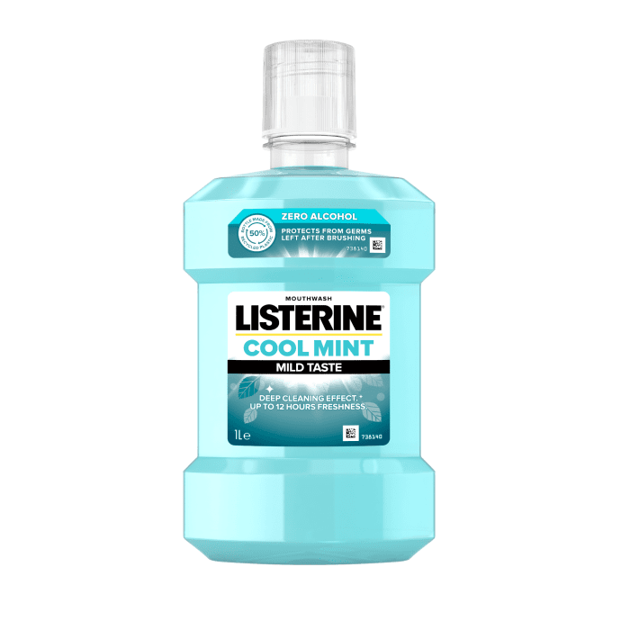 LISTERINE burnos skalavimo skystis COOLMINT MILD TASTE 1000 ml