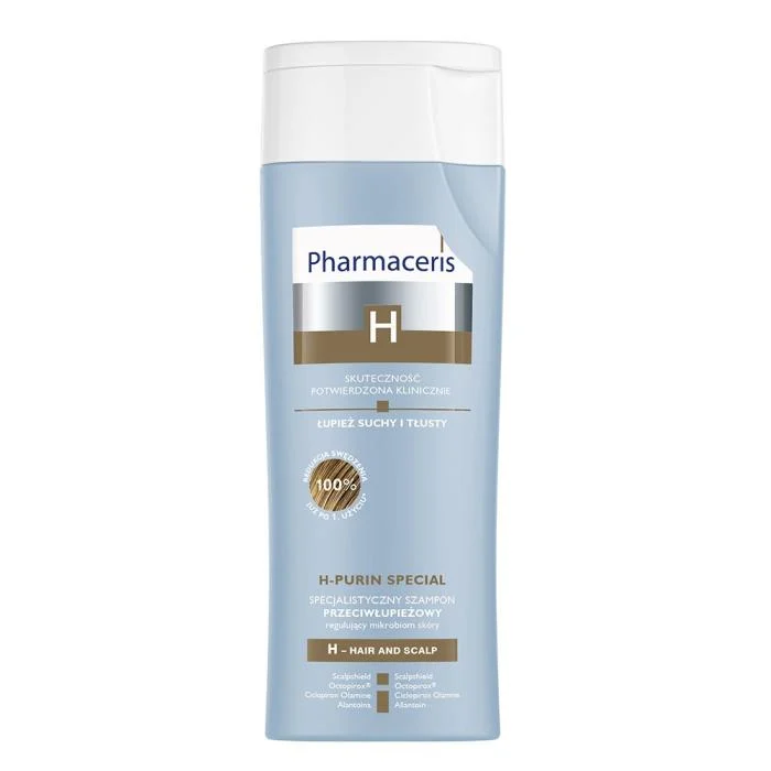 PHARMACERIS H, PURIN SPECIAL šampūnas pleiskanojančiai galvos odai, 250ml