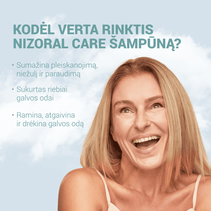 Nizoral šampūnas EXPERT DAILY CARE 200 ml