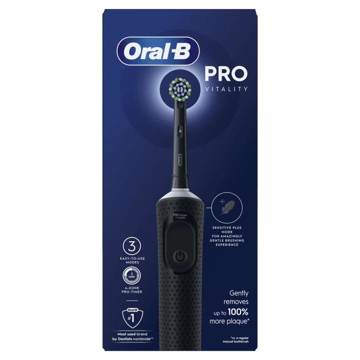 ORAL B Elektrinis dantų šepetėlis Vitality Pro, Black, N1