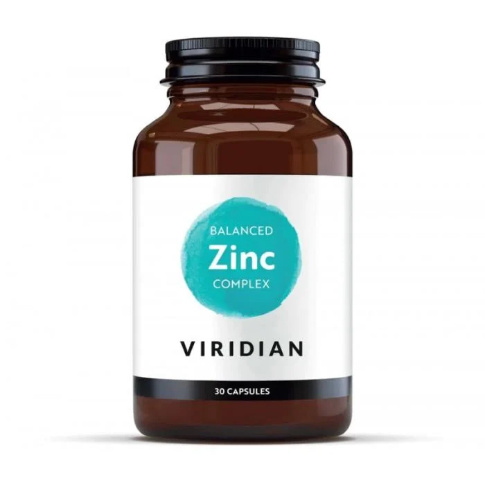 VIRIDIAN kapsulės BALANCED ZINC COMPLEX N30