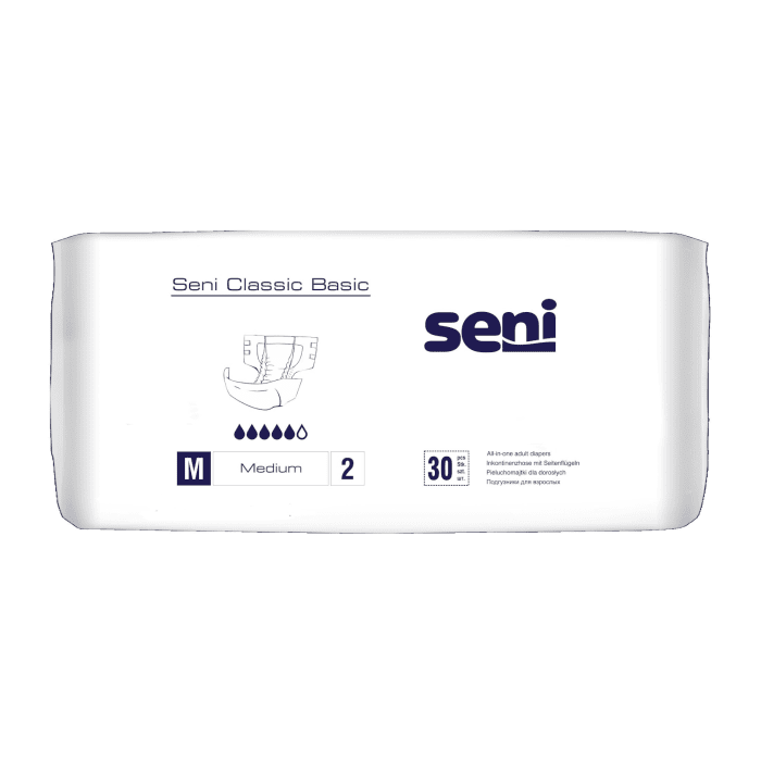 SENI sauskelnės suaugusiems CLASSIC BASIC, M dydis N30