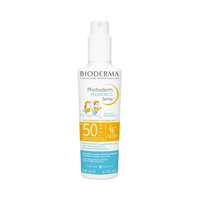 BIODERMA apsauginis purškalas nuo saulės vaikams nuo 12 mėn. PHOTODERM PEDIATRICS SPRAY SPF50+, 200 ml