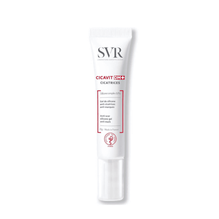 SVR CICAVIT DM+ CICATRICES medicinos priemonė gelis nuo randų, 15 g